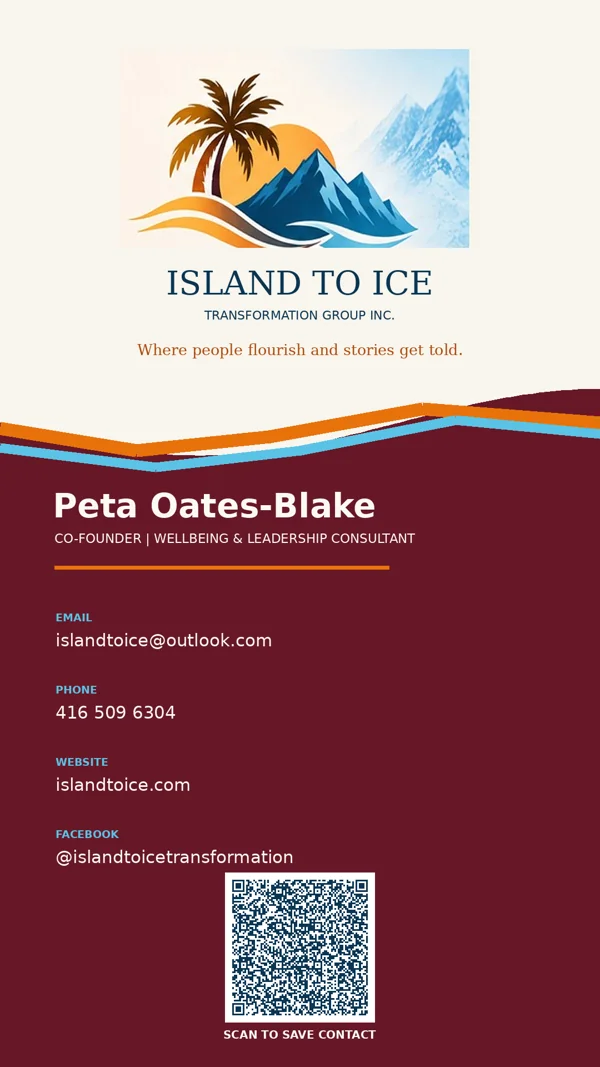 Peta Oates-Blake's digital business card